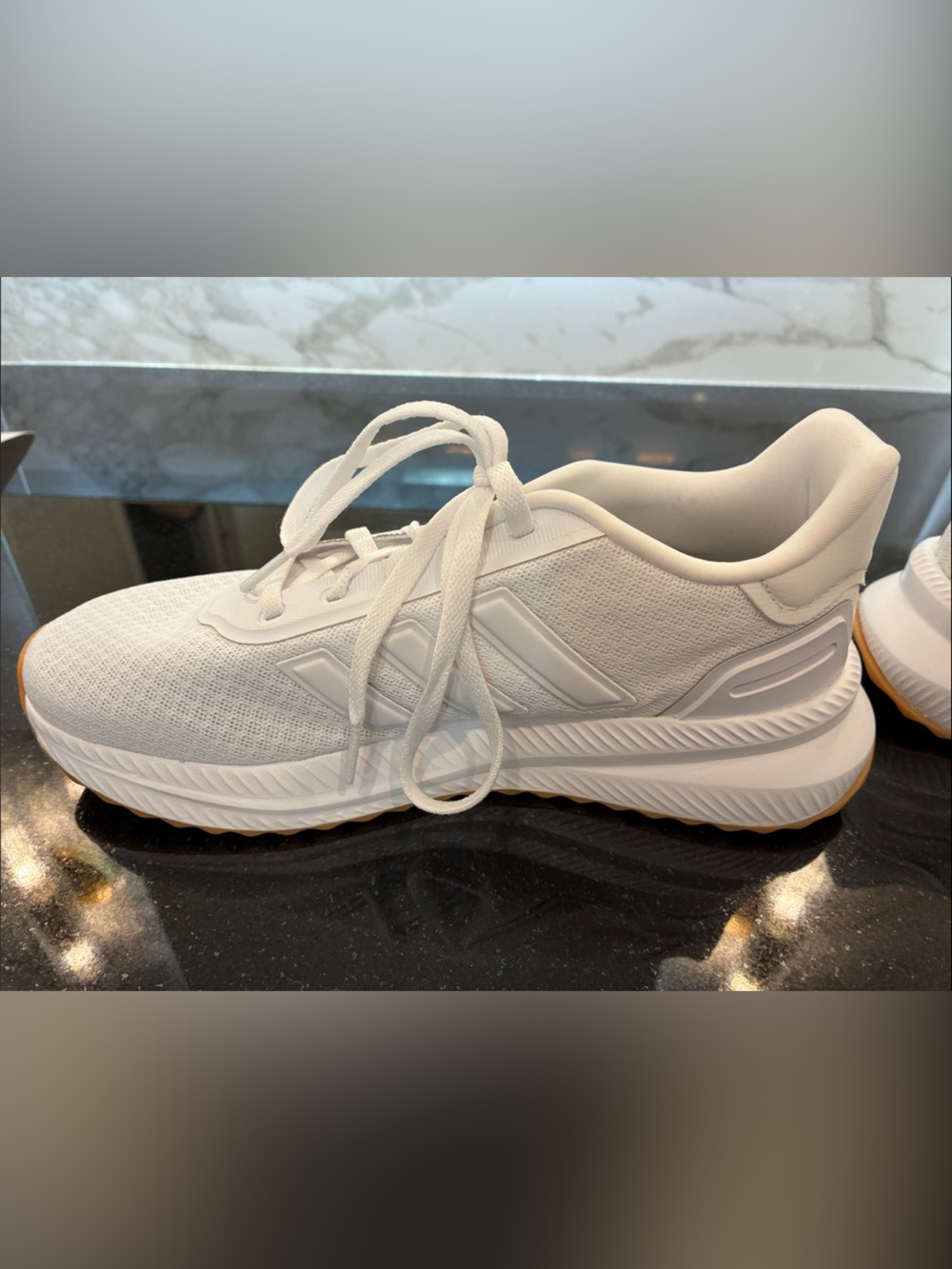 adidas Originals White Athletic Running Shoes - Picture 4 of 11